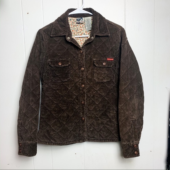 [SALE] ROXY Jeans quilted corduroy coat - Picture 1 of 8